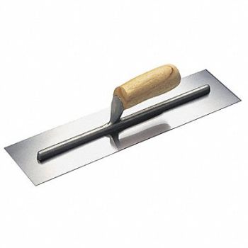 WESTWARD Cement Trowel 12 x 4 Steel Wood, 13A735