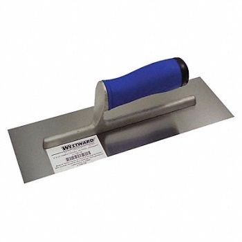 WESTWARD Cement Trowel 12 x 4 Stl ErgoSoft PP/TPR, 13A736