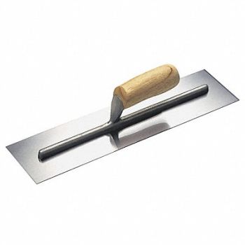 WESTWARD Cement Trowel 14 x 4 Steel Wood, 13A737