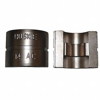 HUSKIE TOOLS Wire Rope Crimping Die 12 tons 1/4, 13D376