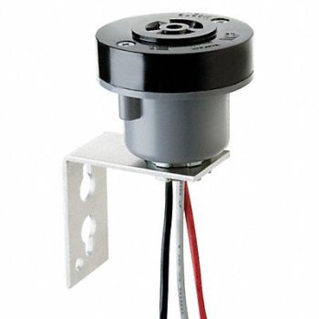 INTERMATIC Photo Control Receptacle with Bracket, 13E055