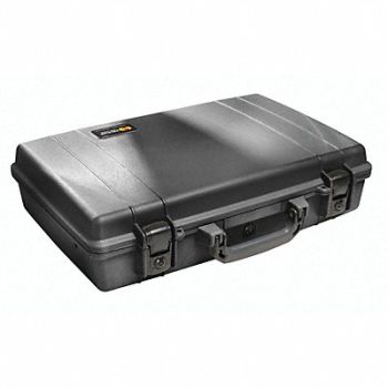 PELICAN ProtCase 2 5/8 in DblSftyLckng wKeys Blk, 13E448