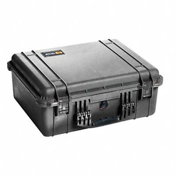 PELICAN G3133 ProtCase 5 7/8 in Double Throw Black, 13E480