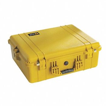 PELICAN G3136 ProtCase 6 1/8 in Double Throw Yellow, 13E504