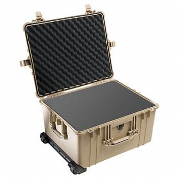 PELICAN G3139 ProtCase 10 17/32 in DblThrw Desert Tan, 13E511