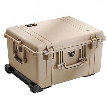 PELICAN G3140 ProtCase 10 17/32 in DblThrw Desert Tan, 13E514