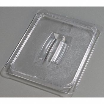 CARLISLE Handled Food Pan Lid Half-Size PK6, 13F266
