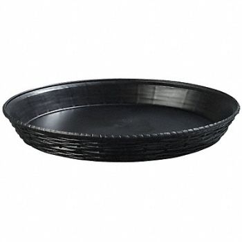 CARLISLE Round Basket PPV Black PK12, 13F323