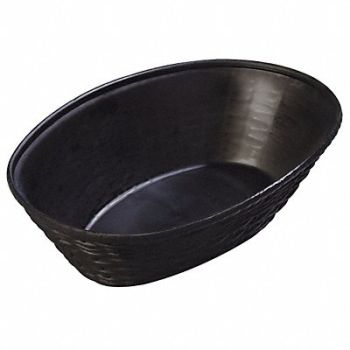 CARLISLE Oval Basket PPV Black PK12, 13F324
