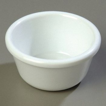CARLISLE Smooth Ramekin 3 oz White PK48, 13F348