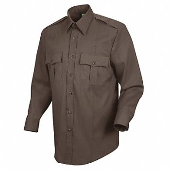 HORACE SMALL Sentry Plus Shirt Brown Neck 20 in, 13F457