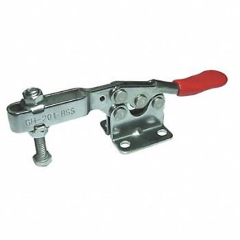 GRAINGER APPROVED Toggle Clamp Horiz SS 1.50 In 5.43 In, 13F626