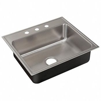 JUST MANUFACTURING Just Mfg DropIn Sink Rect 28inx16inx8in, 13G628