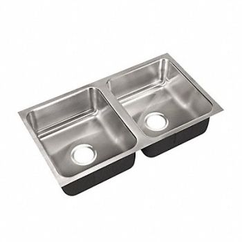 JUST MANUFACTURING Just Under Sink Rect 14inx16inx7-1/2in, 13G635