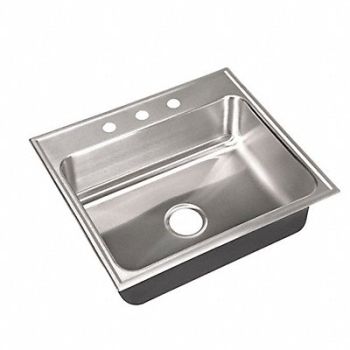 JUST MANUFACTURING Just Mfg DropIn Sink Rect 22inx16inx8in, 13G642