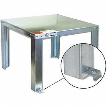 GRAINGER APPROVED Water Heater Stand 100 gal, 13G660