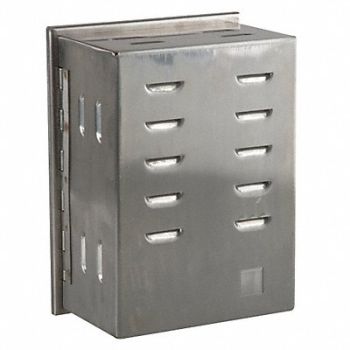 GRAINGER APPROVED Tstat Guard SS 8 7/16x6 1/4x3 11/16in, 13J047