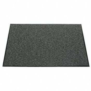 ABILITY ONE Carpeted Entrance Mat Dark Gray 4ftx6ft, 13J097