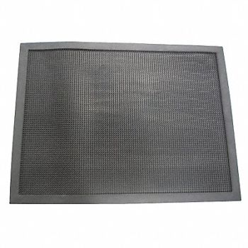 ABILITY ONE Walk-Off Mat Black 3ft. x 6ft., 13J099