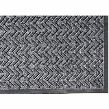 ABILITY ONE Carpeted Entrance Mat Charcoal 3ft.x5ft., 13J104