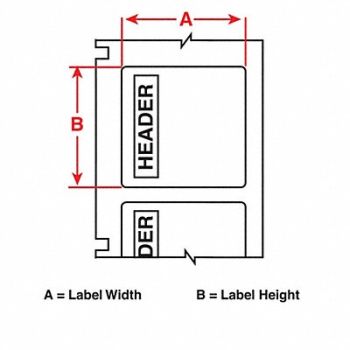 BRADY Arc Flash Label Red/White Polyester PK2, 13K848