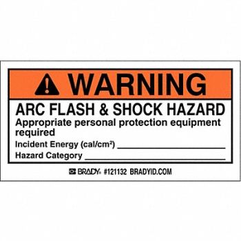 BRADY Permanent Adhesive Label 2 inx4 in PK100, 13K857