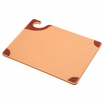 SAN JAMAR Cutting Board Brown 12 x 9 In., 13L844
