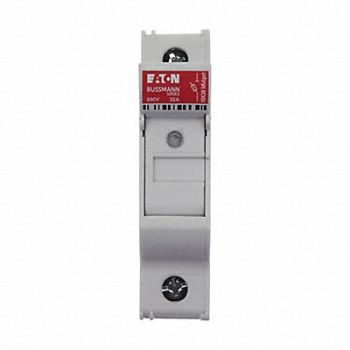 BUSSMANN Fuse Block 0 to 30A Midget 1 Pole, 13M222