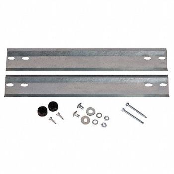 JUSTRITE Wall Hanger Assembly 18 in W 1 in D, 13M383