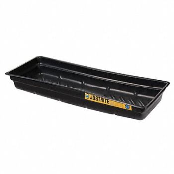 JUSTRITE Spill Tray 5-1/2 in H 46 in L 16 in W, 13M414