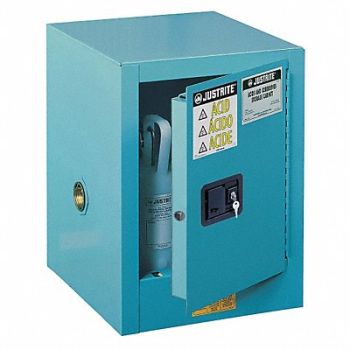 JUSTRITE Corrosive Safety Cabinet Steel 22 in H, 13M526