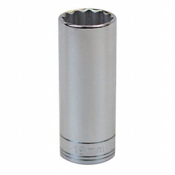 SK PROFESSIONAL TOOLS Socket Steel Chrome 19 mm, 13N592