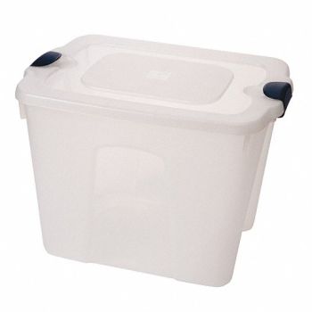 HOMZ Storage Tote Clear Polypropylene, 13N912