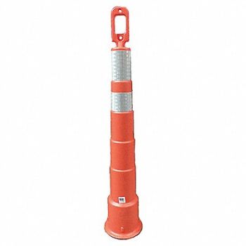 GRAINGER APPROVED Trim Line Channelizer 42 H HDPE, 13P890