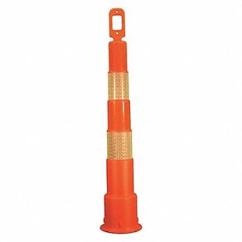 GRAINGER APPROVED Trim Line Channelizer 42 H HDPE, 13P891