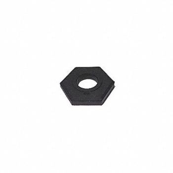 GRAINGER APPROVED Delineator Base Black 17 3/4 x 17 3/4, 13P902