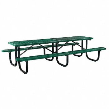 ULTRASITE Shelter Table 120 W x70 D Green, 13R036
