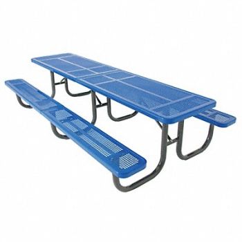 ULTRASITE Shelter Table 144 W x70 D Blue, 13R043