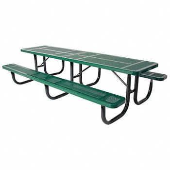 ULTRASITE Shelter Table 144 W x70 D Green, 13R044