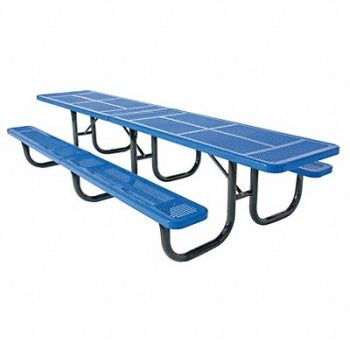 ULTRASITE ADA Shelter Table 144 W x70 D Blue, 13R045