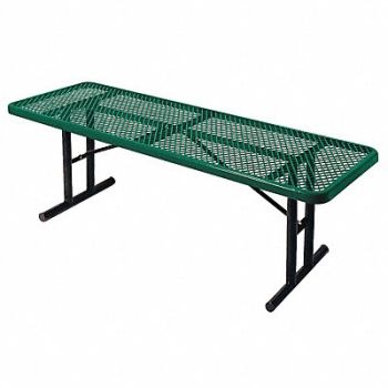 ULTRASITE Picnic Table 96 W x30 D Green, 13R050