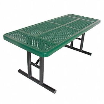 ULTRASITE Picnic Table 72 W x30 D Green, 13R052