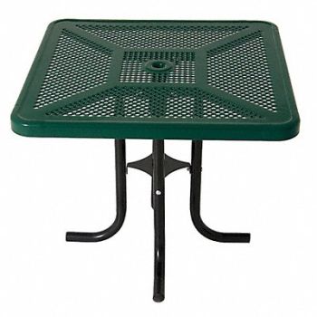 ULTRASITE Picnic Table 36 W x36 D Green, 13R057