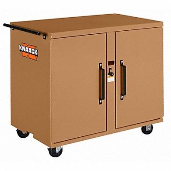 KNAACK Mobile Cabinet Bench Steel 40-3/4 W 25 D, 13R519