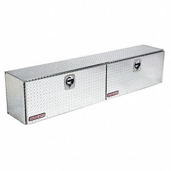 WEATHER GUARD Topside Truck Box Silver 90-1/4 in W, 13R568