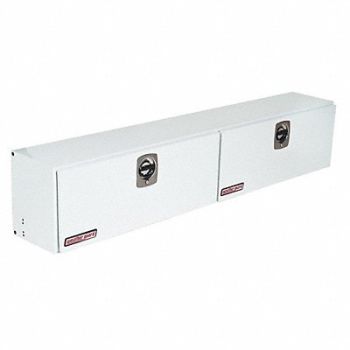 WEATHER GUARD Topside Truck Box White 90-1/4 in W, 13R584