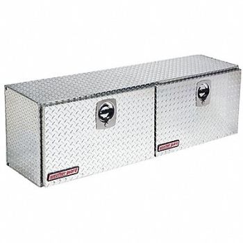 WEATHER GUARD Topside Truck Box Silver 64-1/4 in W, 13R612
