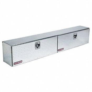 WEATHER GUARD Topside Truck Box Silver 96-1/4 in W, 13R603