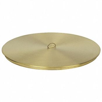 ADVANTECH Sieve Cover Brass 12 In Dia 0.375 In D, 13R827