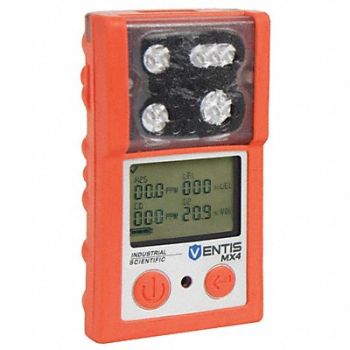 INDUSTRIAL SCIENTIFIC Multi-Gas Detector 8 hr Battery Life, 55PV29
